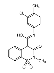 N-(3-Chloro-4-methylphenyl)-2-methyl-3-oxo-3,4-dihydro-2H-1,2-ben zothiazine-4-carboxamide 1,1-dioxide CAS:29140-20-3 manufacturer & supplier