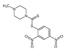 2,4-dinitrophenyl 4-methylpiperazine-1-carbodithioate CAS:29140-77-0 manufacturer & supplier