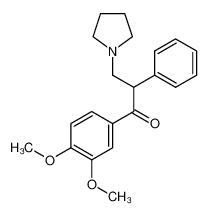 1-(3,4-Dimethoxy-phenyl)-2-phenyl-3-pyrrolidino-propan-1-on CAS:29149-16-4 manufacturer & supplier