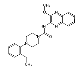 1-[(2-Methoxyquinoxalin-3-yl)aminocarbonyl]-4-(2-ethylphenyl)piperazine CAS:291510-50-4 manufacturer & supplier