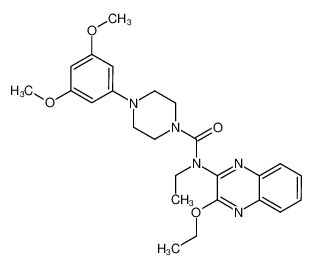 1-[(2-Ethoxyquinoxalin-3-yl) N-ethylaminocarbonyl]-4-(3,5-dimethoxyphenyl)piperazine CAS:291510-94-6 manufacturer & supplier