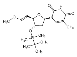 (2R,3S,5R)-3-(tert-Butyl-dimethyl-silanyloxy)-5-(5-methyl-2,4-dioxo-3,4-dihydro-2H-pyrimidin-1-yl)-tetrahydro-furan-2-carbaldehyde O-methyl-oxime CAS:291520-11-1 manufacturer & supplier