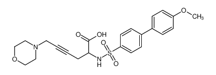 2-((4'-methoxy-[1,1'-biphenyl])-4-sulfonamido)-6-morpholinohex-4-ynoic acid CAS:291533-00-1 manufacturer & supplier