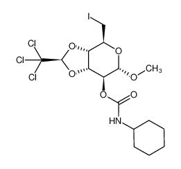 Methyl 2-O-cyclohexylcarbamoyl-6-deoxy-6-iodo-3,4-O-(2,2,2-trichloroethylidene)-α-D-altropyranoside CAS:291541-44-1 manufacturer & supplier