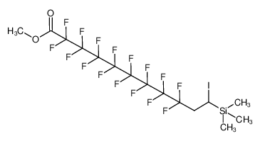 2,2,3,3,4,4,5,5,6,6,7,7,8,8,9,9-Hexadecafluoro-11-iodo-11-trimethylsilanyl-undecanoic acid methyl ester CAS:291545-34-1 manufacturer & supplier