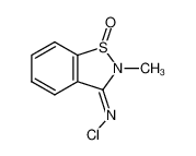 chloro-((E)-2-methyl-1-oxo-1,2-dihydro-1λ4-benzo[d]isothiazol-3-ylidene)-amine CAS:29169-57-1 manufacturer & supplier