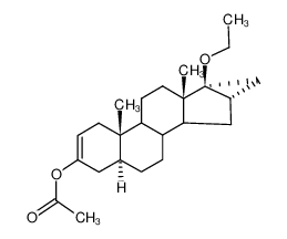 Acetic acid (5S,10S,13S,16S,17S)-17-ethoxy-10,13-dimethyl-5,6,7,8,9,10,11,12,13,14,15,16,17,20-tetradecahydro-1H,4H-cyclopropa[16,17]cyclopenta[a]phenanthren-3-yl ester CAS:29172-82-5 manufacturer & supplier