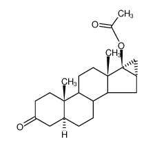 17β-Acetoxy-16α,17α-methano-5α-androstan-3-on CAS:29172-83-6 manufacturer & supplier