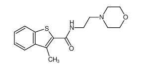 3-methyl-benzo[b]thiophene-2-carboxylic acid 2-morpholin-4-yl-ethylamide CAS:29174-73-0 manufacturer & supplier