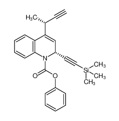 1(2H)-Quinolinecarboxylic acid,4-[(1R)-1-methyl-2-propynyl]-2-[(trimethylsilyl)ethynyl]-, phenyl ester,(2R)-rel- CAS:291743-71-0 manufacturer & supplier