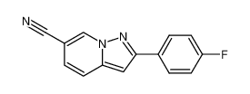 2-(4-fluorophenyl)pyrazolo[1,5-a]pyridine-6-carbonitrile CAS:291743-92-5 manufacturer & supplier