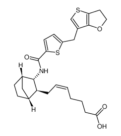 (Z)-7-((1R,2S,3S,4S)-3-(5-((2,3-dihydrothieno[3,2-b]furan-6-yl)methyl)thiophene-2-carboxamido)bicyclo[2.2.1]heptan-2-yl)hept-5-enoic acid CAS:291746-22-0 manufacturer & supplier