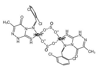 [(4-(2,6-dichlorobenzylideneamino)-3-mercapto-6-methyl-1,2,3-triazin-5(4H)-one)Mn(SO4)(H2O)2]2 CAS:291751-04-7 manufacturer & supplier