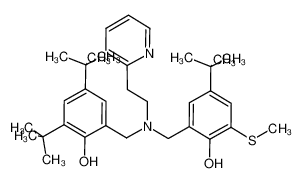 N-[(2-hydroxy-3-methylthio-5-tert-butylphenyl)methyl]-N-[(2-hydroxy-3,5-di-tert-butylphenyl)methyl]-2-(2-pyridyl)ethylamine CAS:291751-63-8 manufacturer & supplier