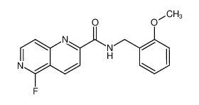 5-Fluoro-[1,6]naphthyridine-2-carboxylic acid 2-methoxy-benzylamide CAS:291757-45-4 manufacturer & supplier