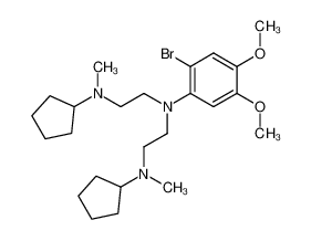 N-(2-Bromo-4,5-dimethoxy-phenyl)-N'-cyclopentyl-N-[2-(cyclopentyl-methyl-amino)-ethyl]-N'-methyl-ethane-1,2-diamine CAS:29194-87-4 manufacturer & supplier