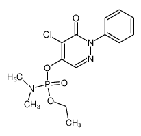 dimethyl-phosphoramidic acid 5-chloro-6-oxo-1-phenyl-1,6-dihydro-pyridazin-4-yl ester ethyl ester CAS:29201-39-6 manufacturer & supplier