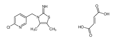 3-(6-chloro-3-pyridyl)methyl-2-imino-4,5-dimethyl-2,3-dihydrothiazole fumarate CAS:292040-17-6 manufacturer & supplier