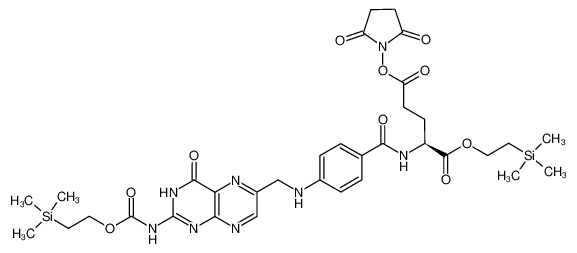 α-[2-(trimethylsilyl)ethoxy]-2-N-[2-(trimethylsilyl)ethoxycarbonyl]folic acid γ-(N-hydroxysuccinimide) ester CAS:292045-56-8 manufacturer & supplier