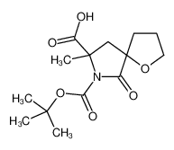 (5S,8S)-8-methyl-7-[(2-methylpropan-2-yl)oxycarbonyl]-6-oxo-1-oxa-7-azaspiro[4.4]nonane-8-carboxylic acid CAS:292046-38-9 manufacturer & supplier