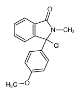 3-Chloro-3-(4-methoxy-phenyl)-2-methyl-2,3-dihydro-isoindol-1-one CAS:292048-26-1 manufacturer & supplier