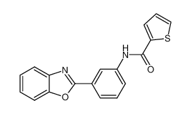 N-[3-(1,3-benzoxazol-2-yl)phenyl]thiophene-2-carboxamide CAS:292058-91-4 manufacturer & supplier