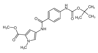 4-(4-tert-Butoxycarbonylamino-benzoylamino)-1-methyl-1H-pyrrole-2-carboxylic acid methyl ester CAS:292070-13-4 manufacturer & supplier