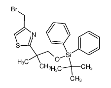 4-bromomethyl-2-[(2-tert-butyldimethylsilyloxy)-1,1-dimethylethyl]thiazole CAS:292073-43-9 manufacturer & supplier