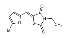 5-[(5-bromofuran-2-yl)methylidene]-3-ethyl-2-sulfanylidene-1,3-thiazolidin-4-one CAS:292075-95-7 manufacturer & supplier