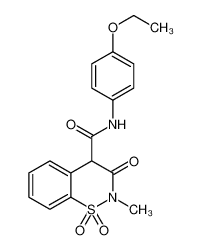 N-(4-Ethoxyphenyl)-2-methyl-3-oxo-3,4-dihydro-2H-1,2-benzothiazin e-4-carboxamide 1,1-dioxide CAS:29209-15-2 manufacturer & supplier