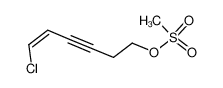 (Z)-6-chlorohex-5-en-3-ynyl methanesulfonate CAS:292152-94-4 manufacturer & supplier