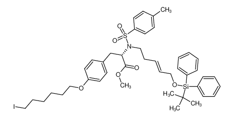 (S)-2-[[(E)-5-(tert-Butyl-diphenyl-silanyloxy)-pent-3-enyl]-(toluene-4-sulfonyl)-amino]-3-[4-(6-iodo-hexyloxy)-phenyl]-propionic acid methyl ester CAS:292157-40-5 manufacturer & supplier