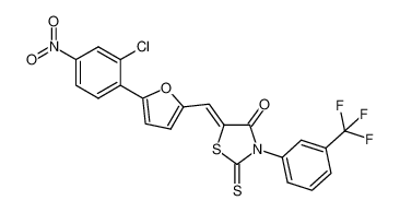 5-[5-(2-chloro-4-nitro-phenyl)-furan-2-ylmethylene]-2-thioxo-3-(3-trifluoromethyl-phenyl)-thiazolidin-4-one CAS:292173-76-3 manufacturer & supplier