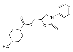 4-methyl-piperazine-1-carboxylic acid 2-oxo-3-phenyl-oxazolidin-5-ylmethyl ester CAS:29218-44-8 manufacturer & supplier