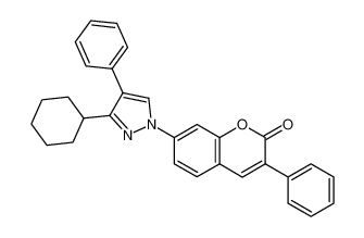 7-(3-Cyclohexyl-4-phenyl-pyrazol-1-yl)-3-phenyl-chromen-2-one CAS:29228-24-8 manufacturer & supplier