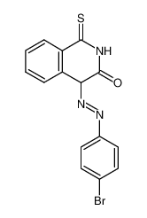 4-((4-bromophenyl)diazenyl)-1-thioxo-1,4-dihydroisoquinolin-3(2H)-one CAS:29241-74-5 manufacturer & supplier