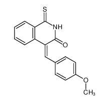 4-[1-(4-Methoxy-phenyl)-meth-(Z)-ylidene]-1-thioxo-1,4-dihydro-2H-isoquinolin-3-one CAS:29241-76-7 manufacturer & supplier