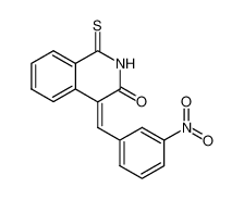 4-(3-nitro-benzylidene)-1-thioxo-1,4-dihydro-2H-isoquinolin-3-one CAS:29241-78-9 manufacturer & supplier