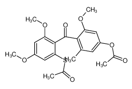 4-Hydroxy-2'-mercapto-2,4',6'-trimethoxy-6-methylbenzophenondiacetat CAS:29247-45-8 manufacturer & supplier