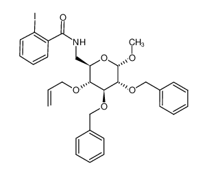 Methyl 4-O-allyl-2,3-di-O-benzyl-6-deoxy-6-(2-iodobenzoylamino)-α-D-glucopyranoside CAS:292609-34-8 manufacturer & supplier