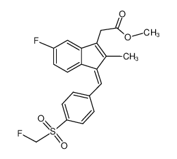 methyl (5-fluoro-1-{(Z)-4-[(fluoromethyl)sulfonyl]benzylidene}-2-methylinden-3-yl)acetate CAS:292617-20-0 manufacturer & supplier