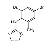 (2,4-dibromo-6-methyl-phenyl)-(4,5-dihydro-thiazol-2-yl)-amine CAS:29263-28-3 manufacturer & supplier