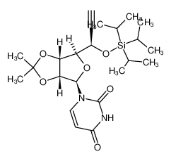 1-[6,7-dideoxy-2,3-O-isopropylidene-5-O-(triisopropylsilyl)-β-D-allo-hept-6-ynofuranosyl]uracil CAS:292637-13-9 manufacturer & supplier