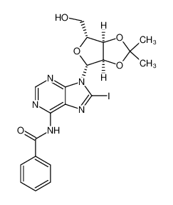 N6-benzoyl-8-iodo-2',3'-O-isopropylideneadenosine CAS:292642-47-8 manufacturer & supplier