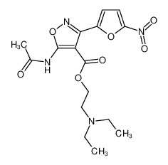 5-acetylamino-3-(5-nitro-furan-2-yl)-isoxazole-4-carboxylic acid 2-diethylamino-ethyl ester CAS:29266-46-4 manufacturer & supplier