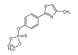 thiophosphoric acid O,O'-dimethyl ester O'-[4-(4-methyl-thiazol-2-yl)-phenyl] ester CAS:29266-62-4 manufacturer & supplier