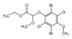 (2,5-Dibromo-3,6-dichloro-4-methoxy-phenoxy)-methoxy-acetic acid ethyl ester CAS:29277-20-1 manufacturer & supplier