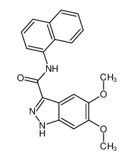 5,6-dimethoxy-1(2)H-indazole-3-carboxylic acid naphthalen-1-ylamide CAS:29281-02-5 manufacturer & supplier