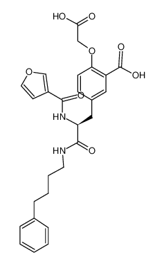 2-(carboxymethoxy)-5-{(2S)-2-(3-furoylamino)-3-oxo-3-[(4-phenylbutyl)amino]propyl}benzoic acid CAS:292833-81-9 manufacturer & supplier