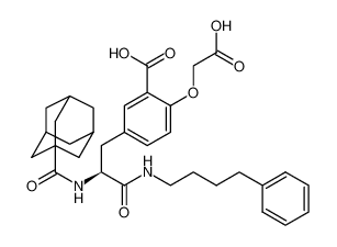 5-((S)-2-((3S,5S,7S)-adamantane-1-carboxamido)-3-oxo-3-((4-phenylbutyl)amino)propyl)-2-(carboxymethoxy)benzoic acid CAS:292835-02-0 manufacturer & supplier